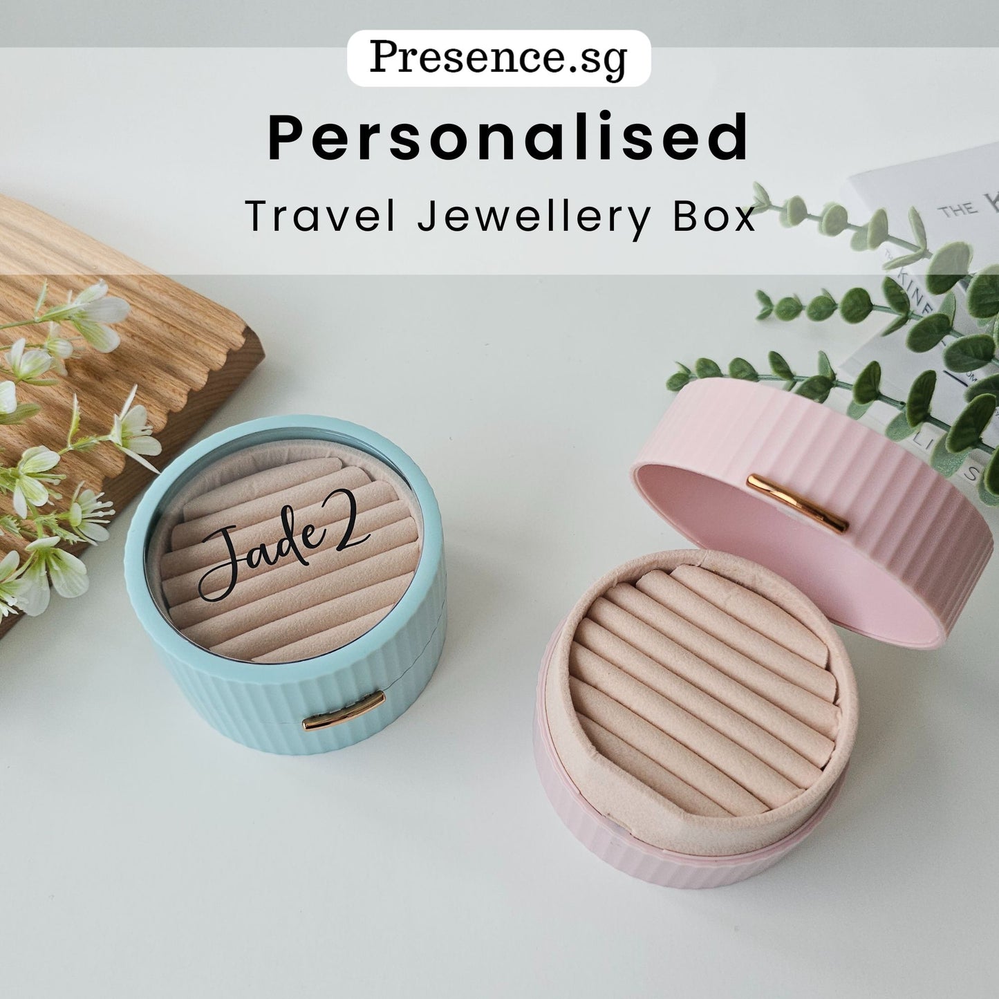 Personalised Travel Accessories Jewellery Box
