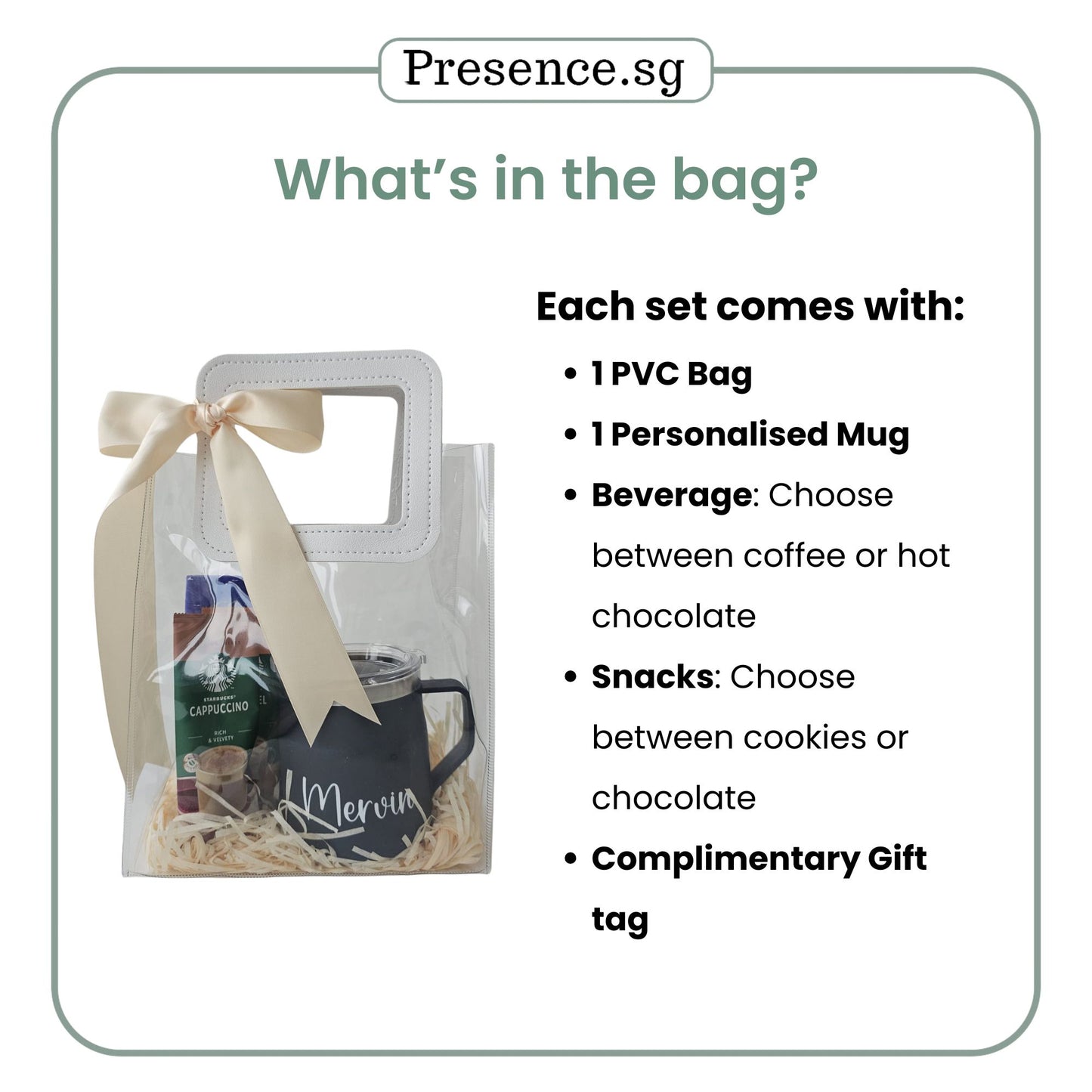 Personalised Christmas Coffee Mug Gift Set