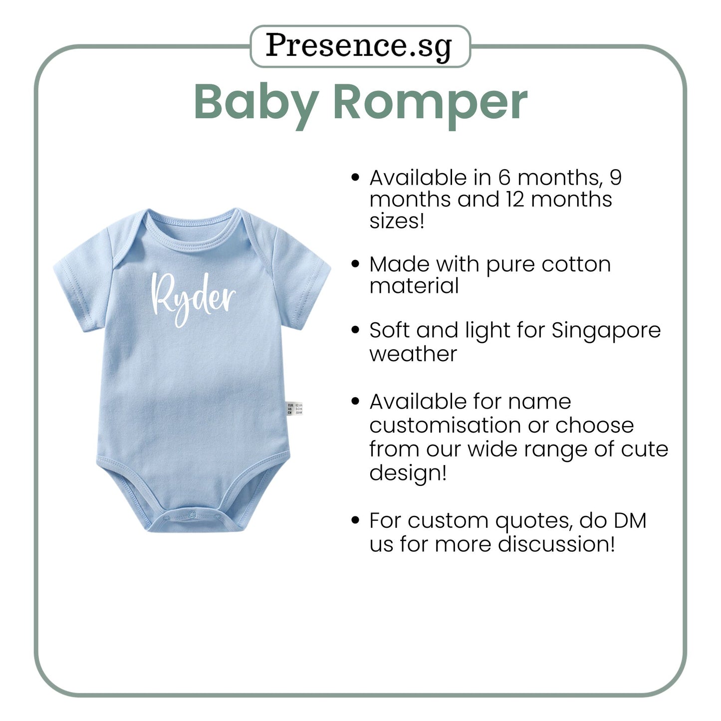 Personalized Baby Romper