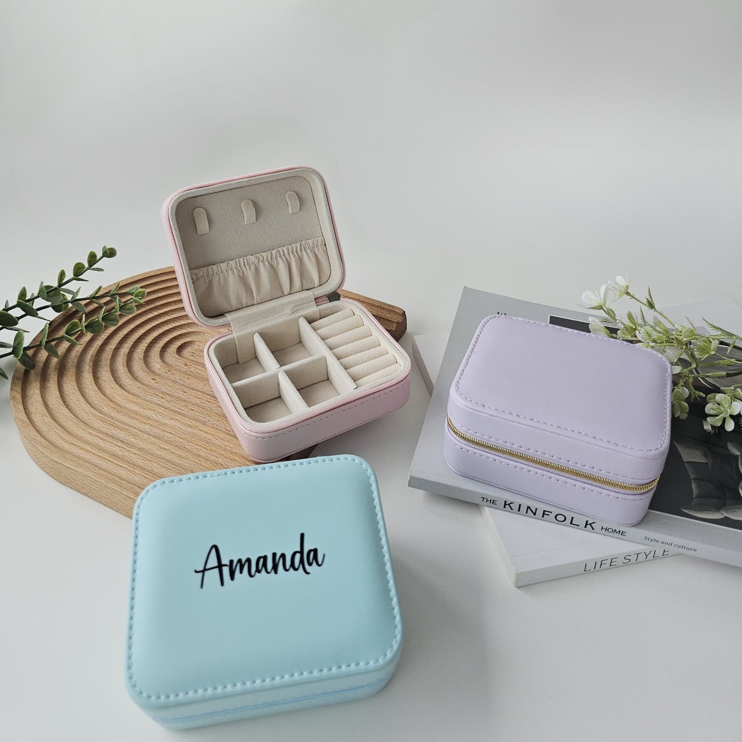 Personalised Travel Jewellery Box