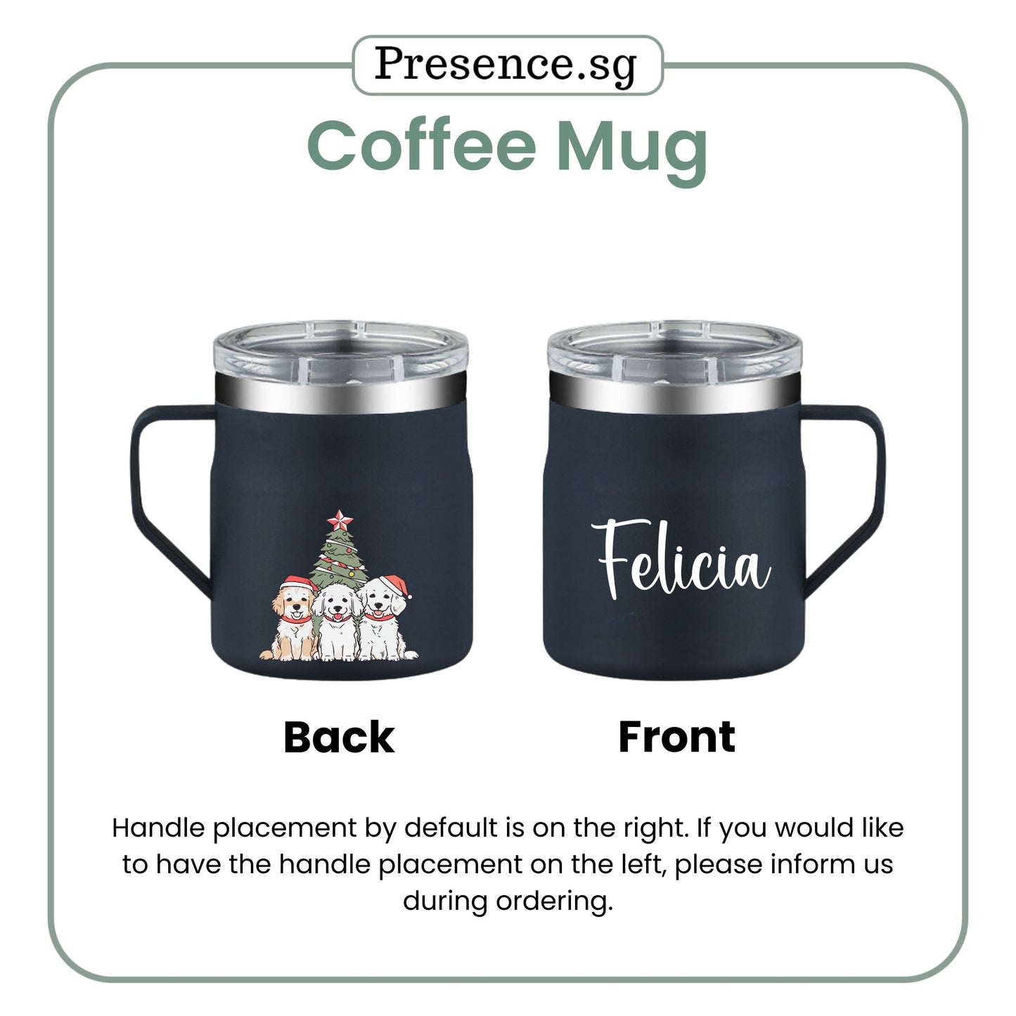 Personalised Christmas Coffee Mug Gift Set