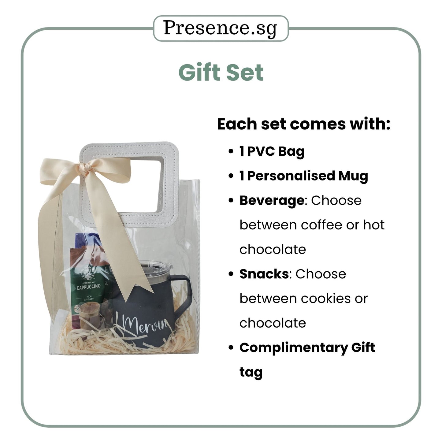 Personalised Christmas Coffee Mug Gift Set