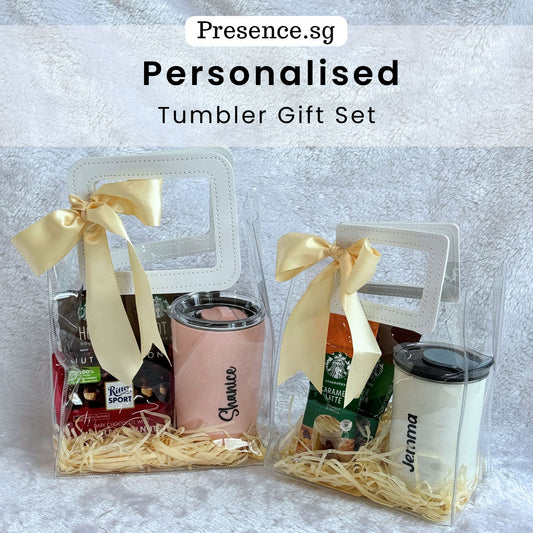 Personalised Tumbler Gift Set with Treats