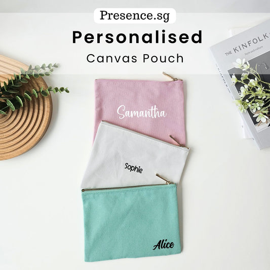 Personalized Canvas Pouch