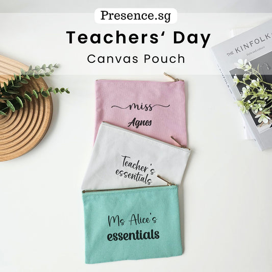 Personalised Canvas Pouch - Teachers' Day Gift