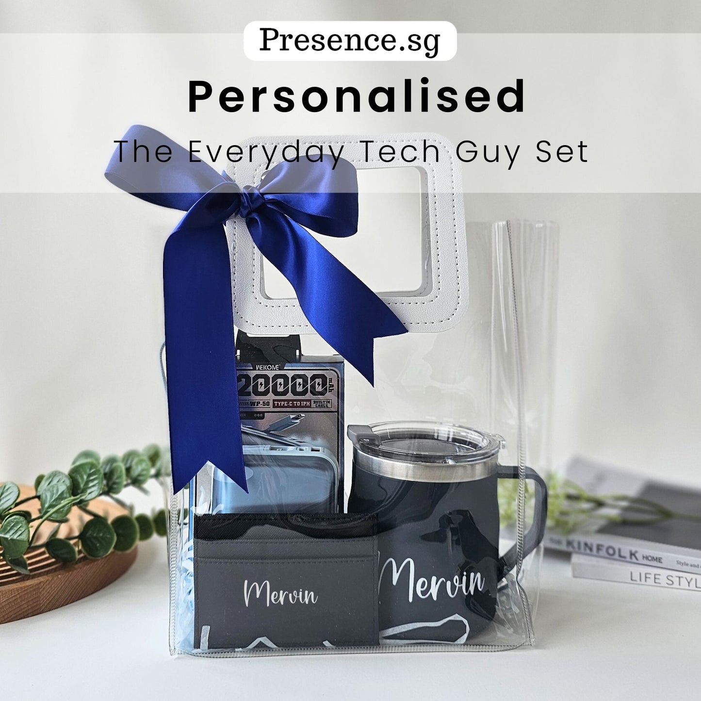 Gift for Him The Everyday Tech Guy Set | Personalised Mug + 20000mAh Power Bank
