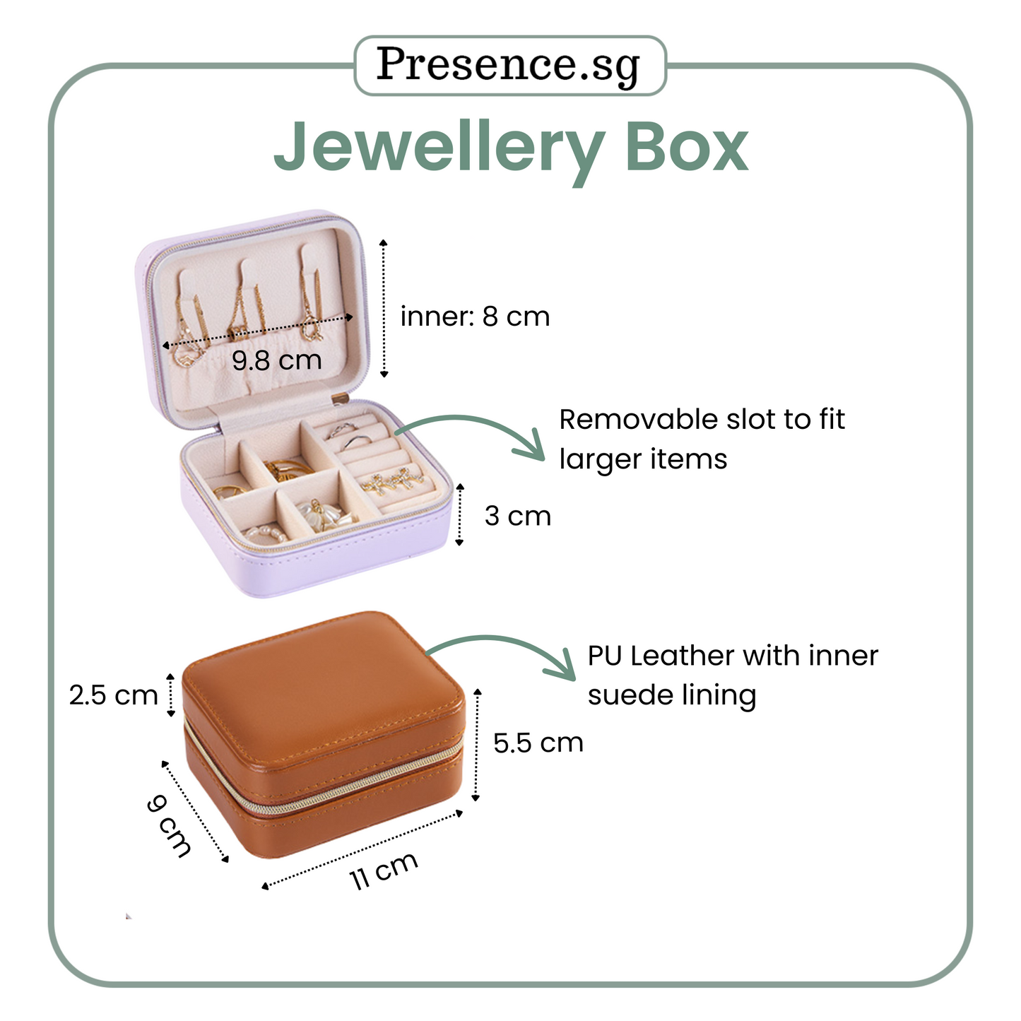 Personalised Travel Jewellery Box