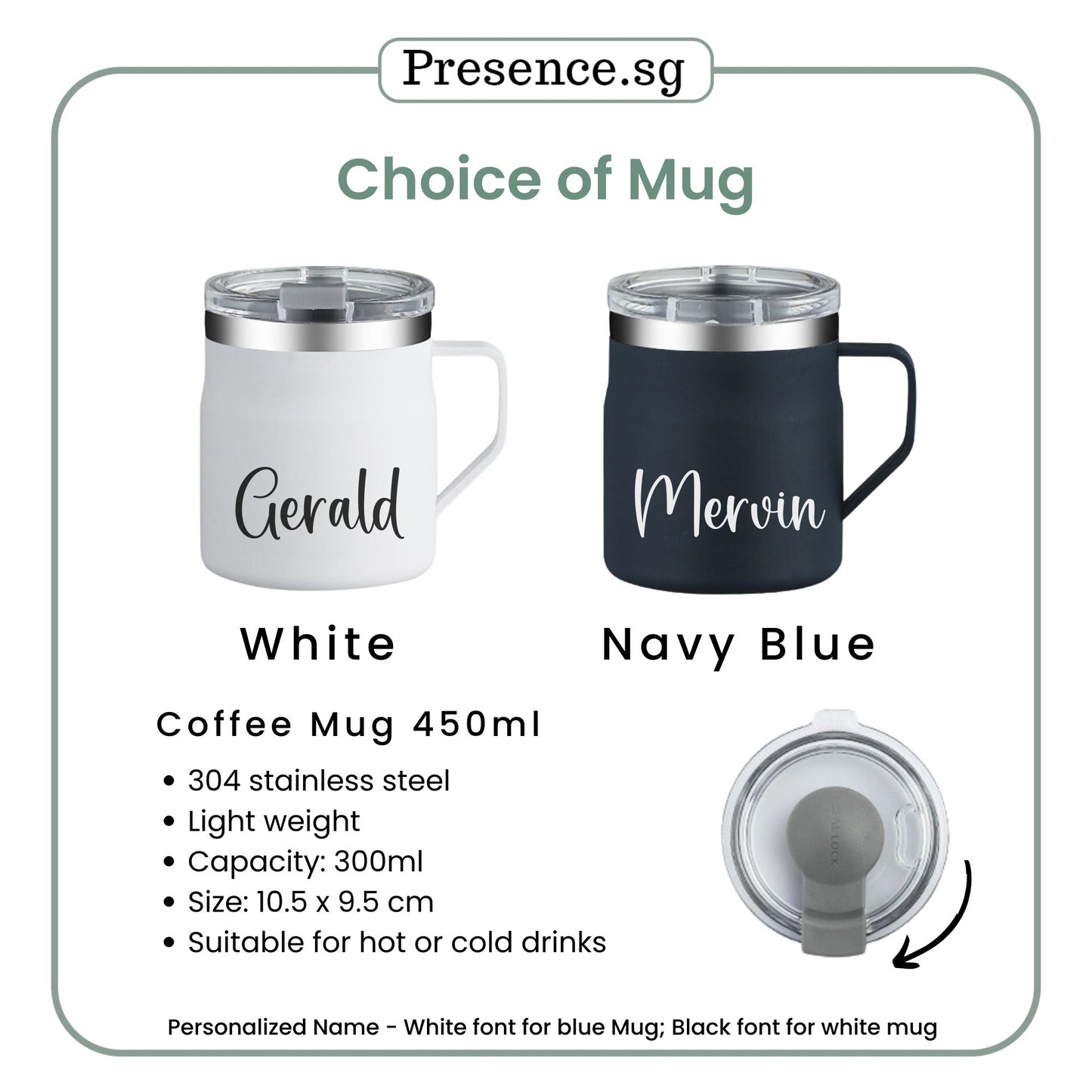 Father’s Day Gift for Him The Cool Commuter Set | Personalised Mug + Mini Handheld Fan