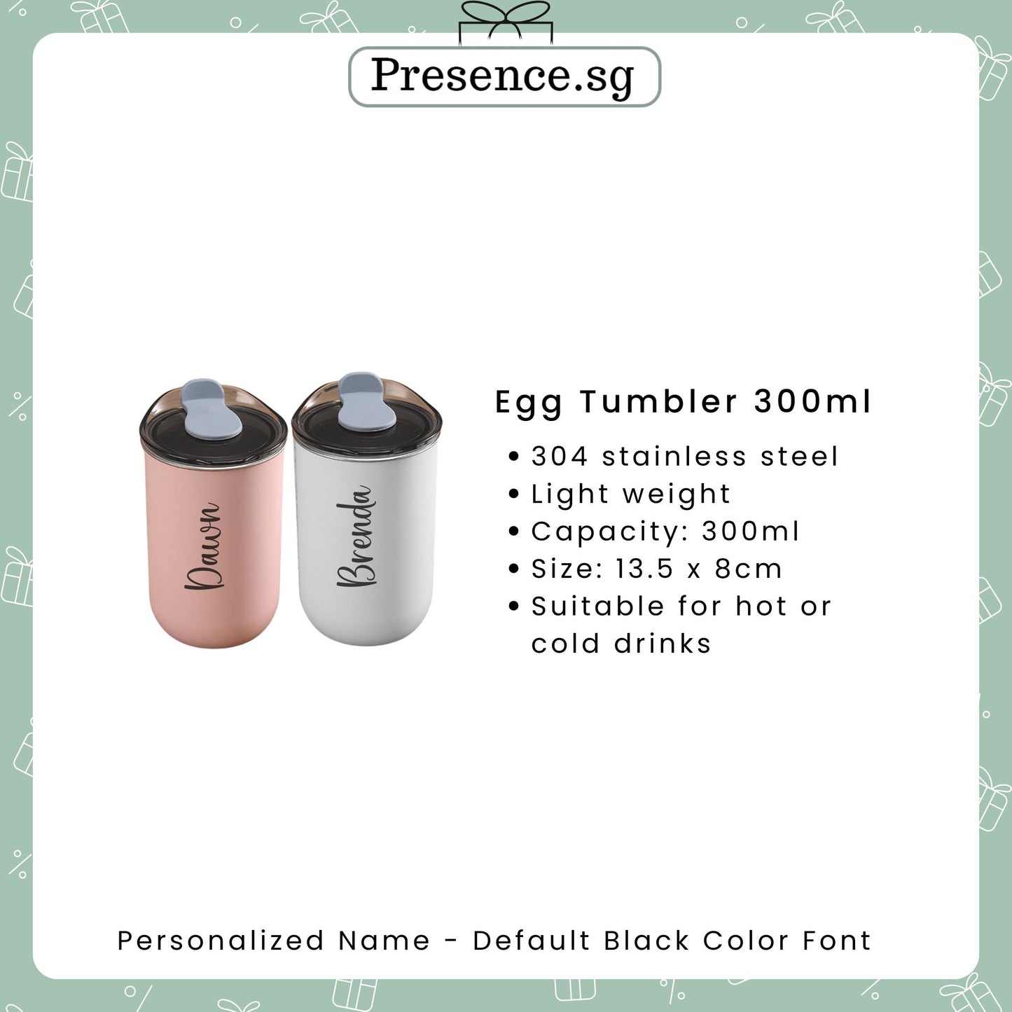 Luxury Women’s Gift Set - Egg Tumbler