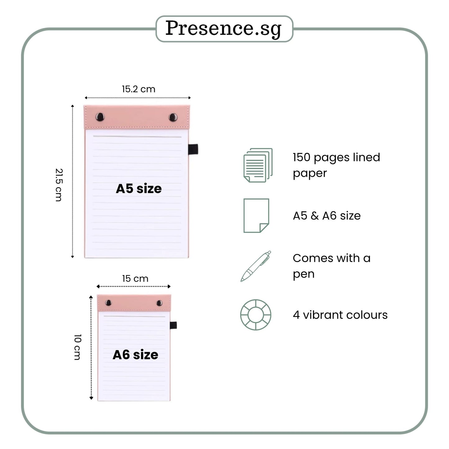Personalised A5 A6 Notepad