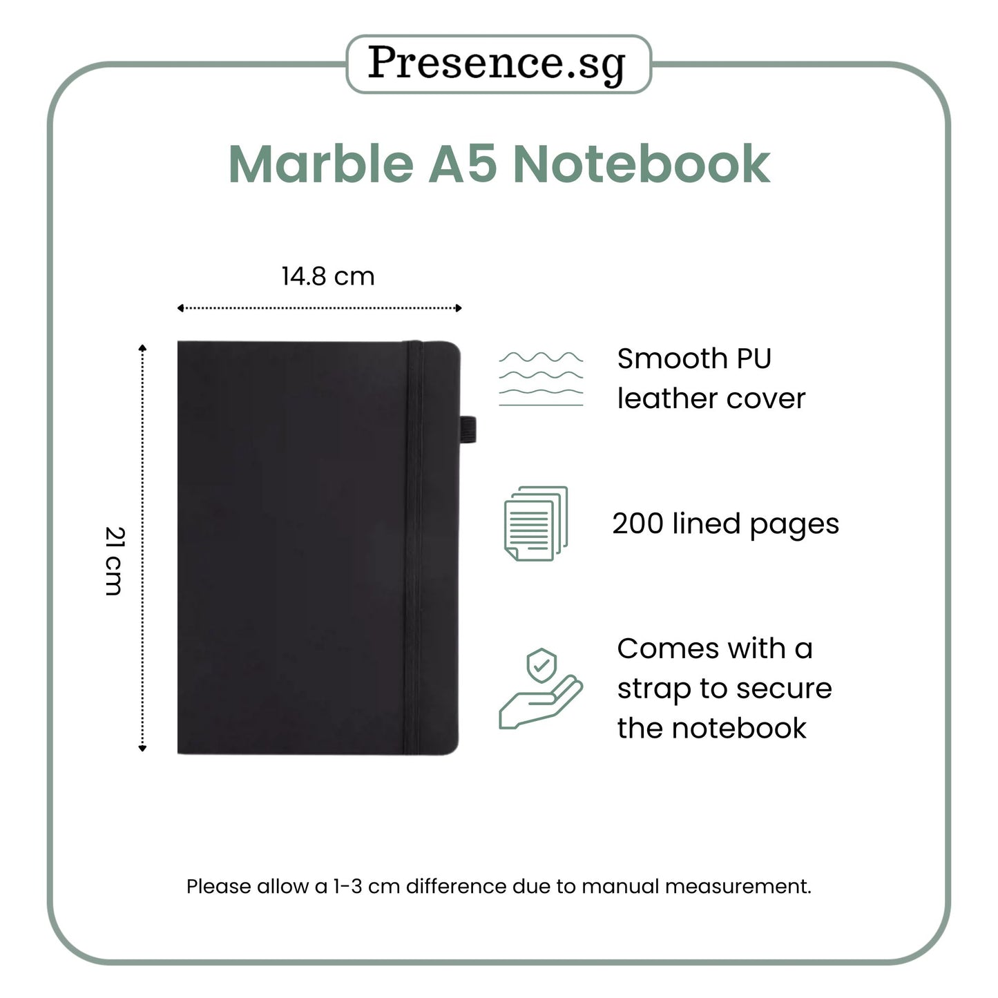 Personalized Wooden Pattern A5 Notebook