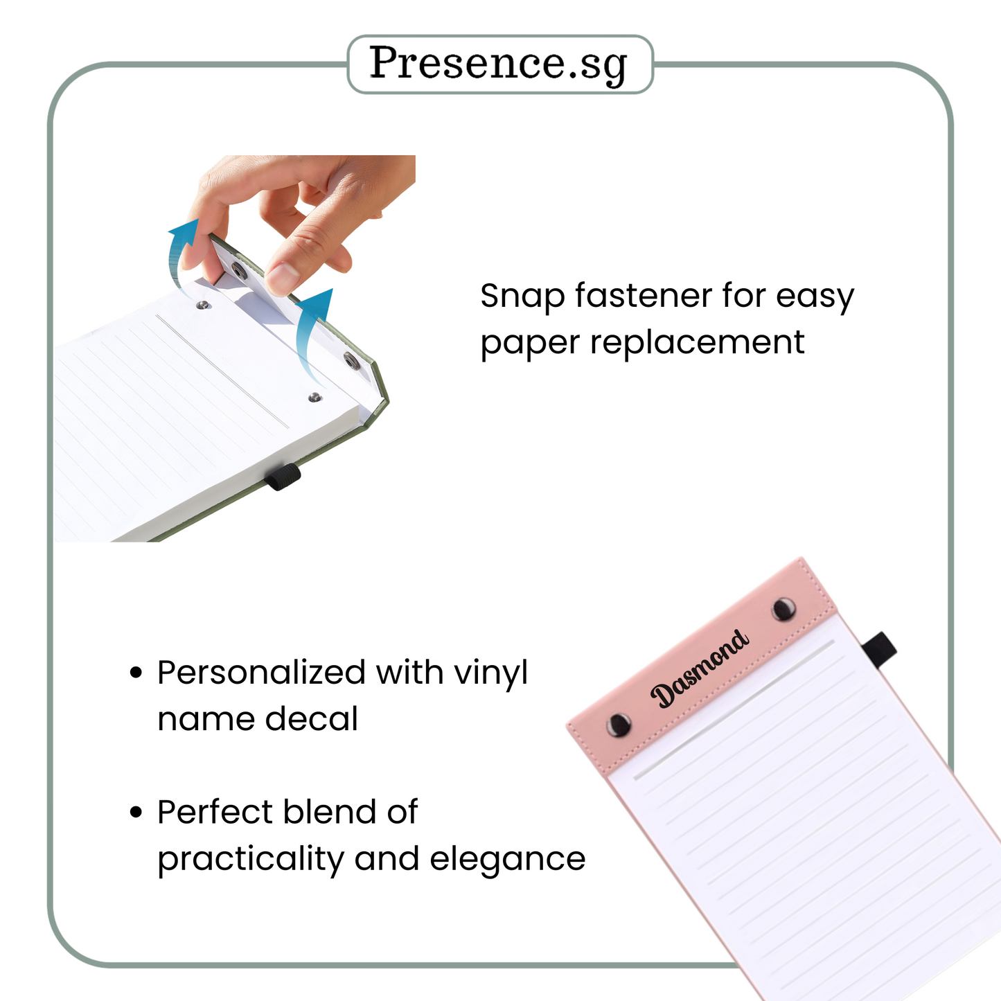 Personalised A5 A6 Notepad