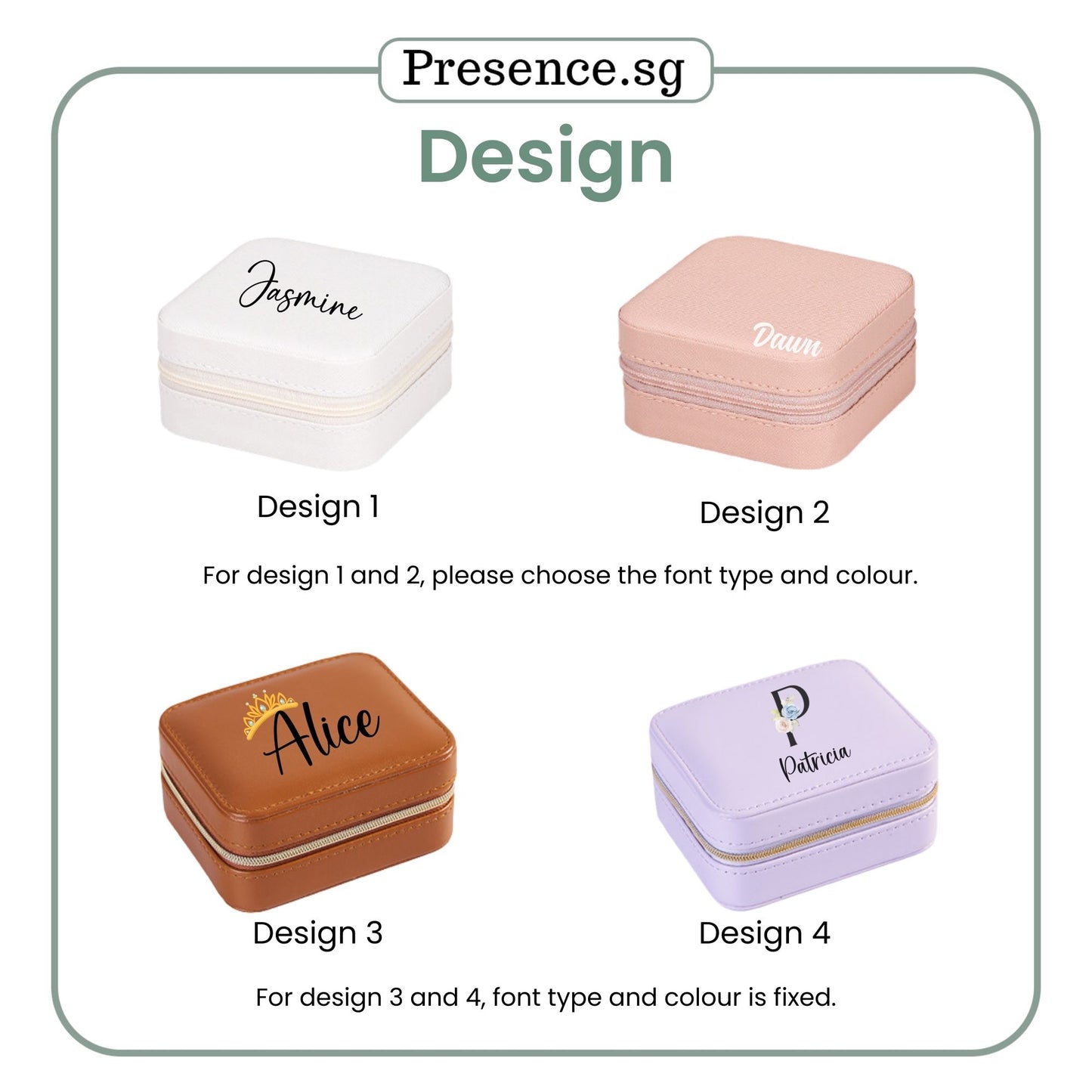 Personalised Travel Jewellery Box