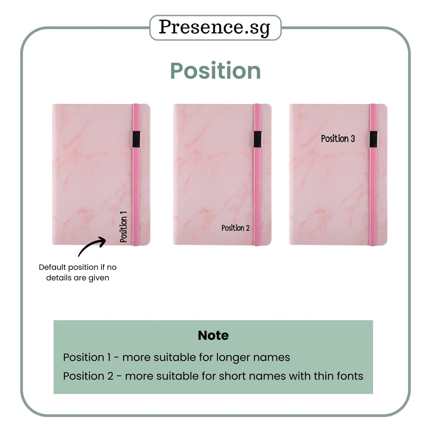 Personalised Marble Notebook A5