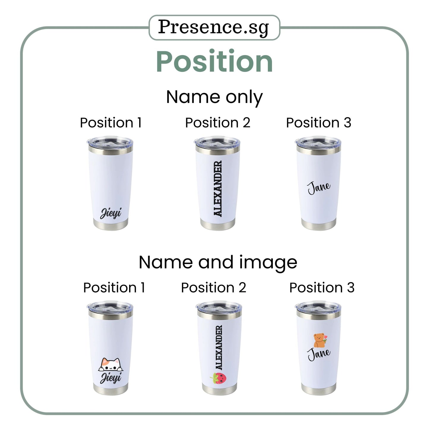 Personalised Coffee Tumbler Magnum Mug 600ml