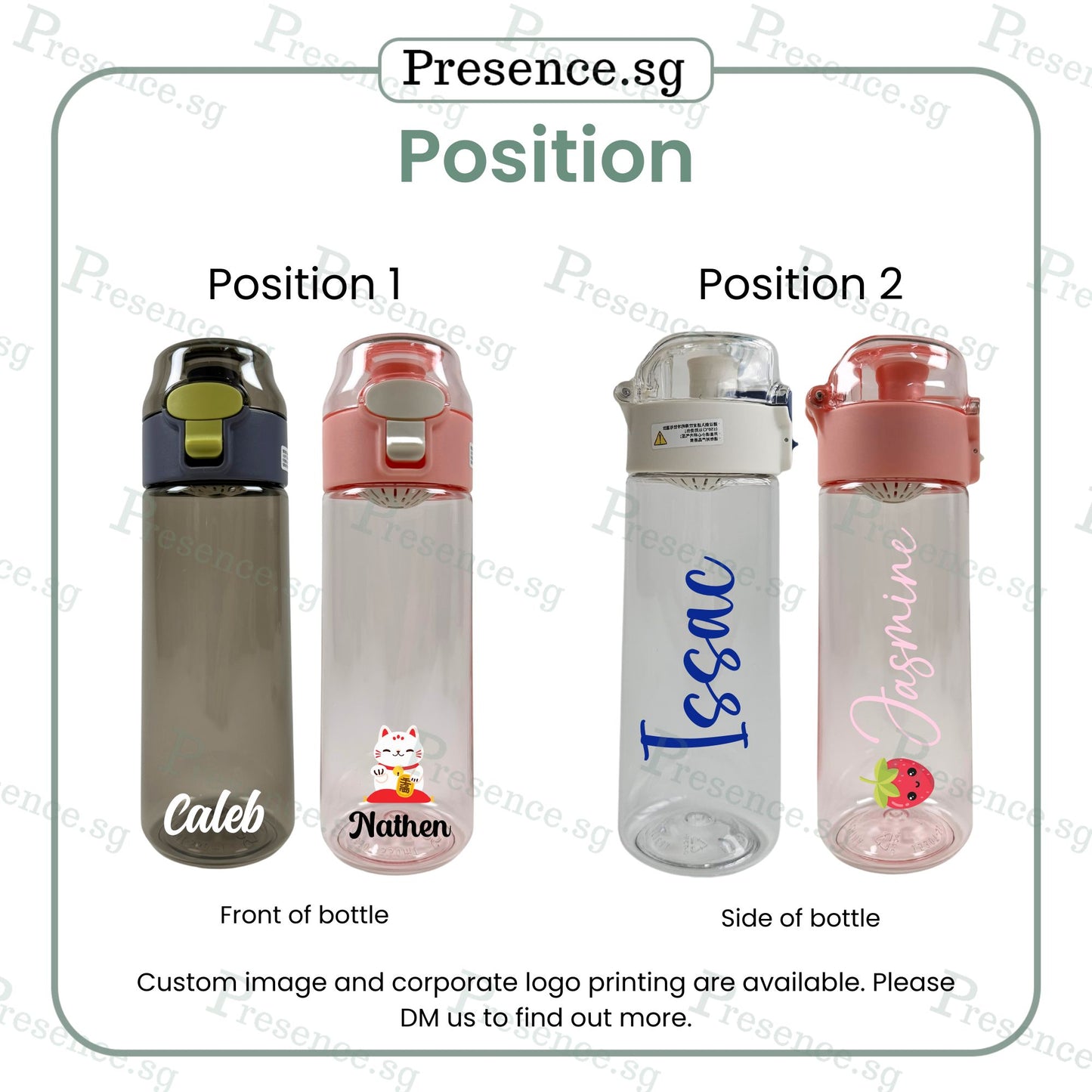 Personalised Tritan Water Bottle 550ml