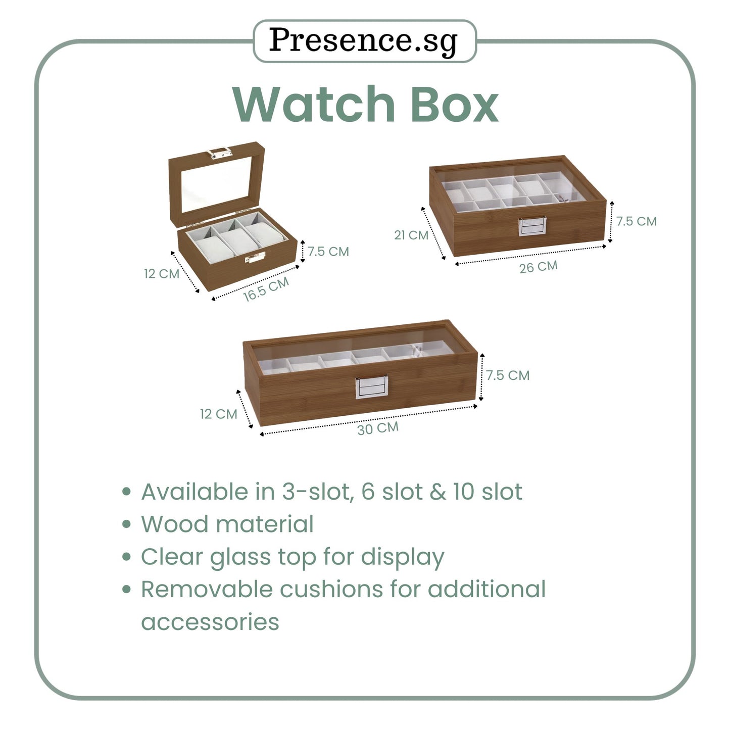 Personalised Wooden Watch Box