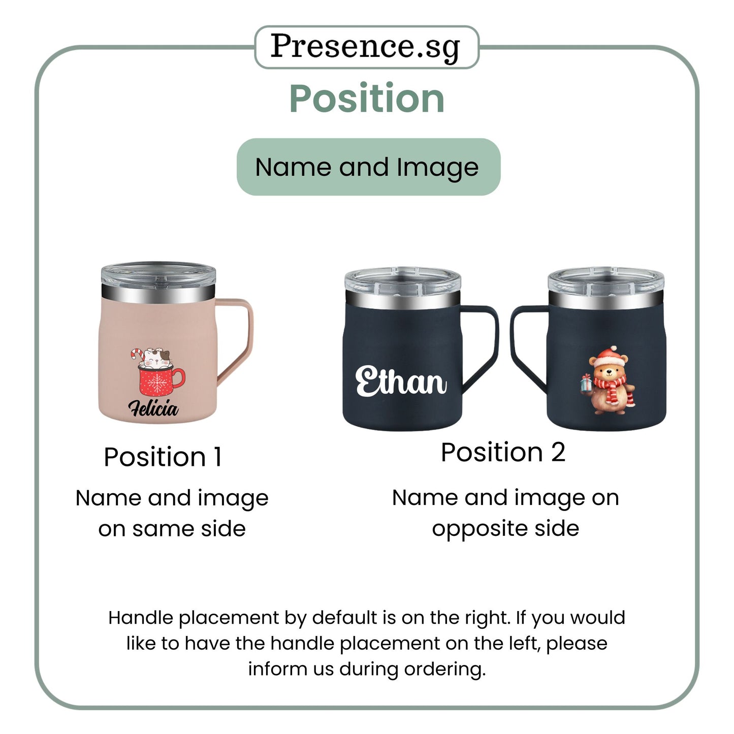 Personalised Christmas Coffee Mug