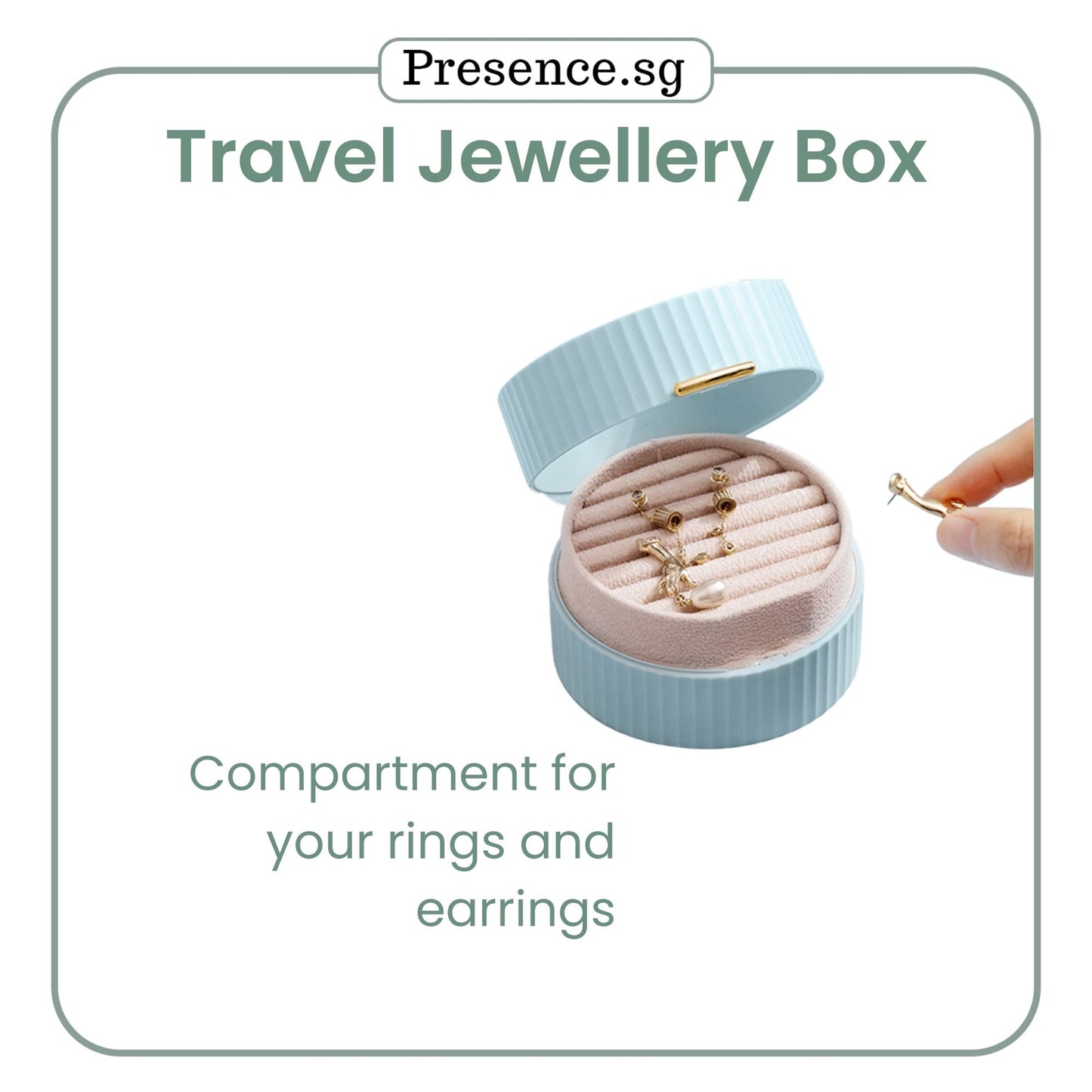 Personalised Travel Accessories Jewellery Box