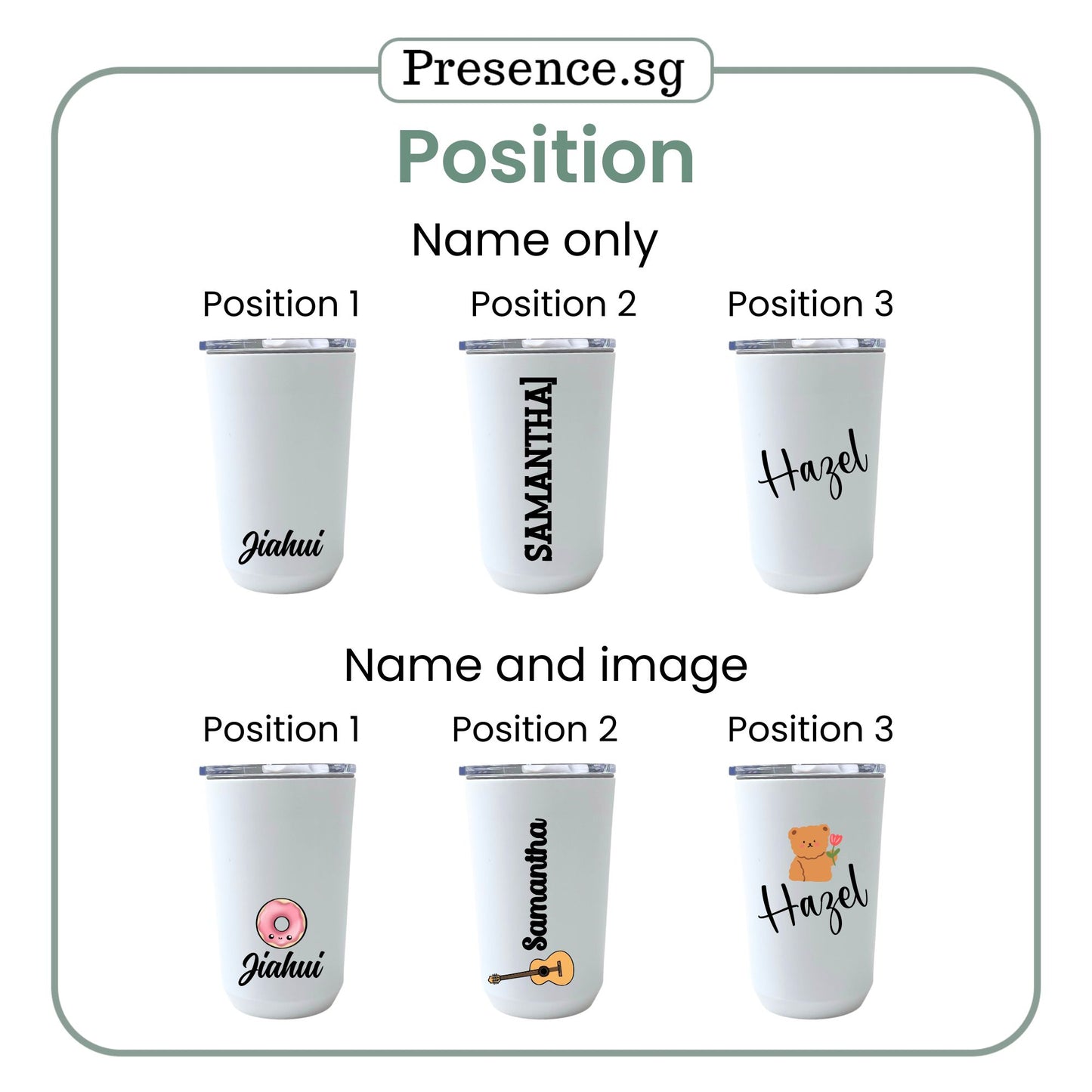 Personalized Coffee Tumbler 460 560ml