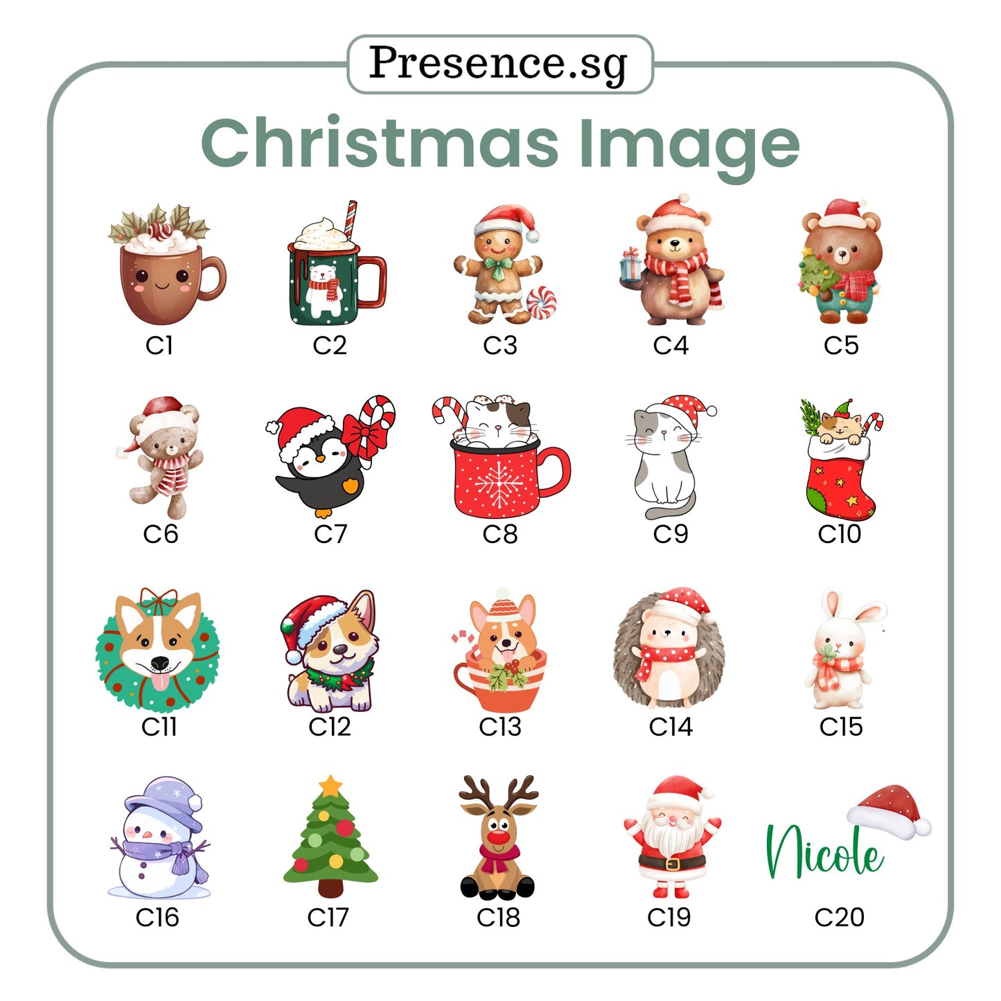 Personalised Christmas Notebook