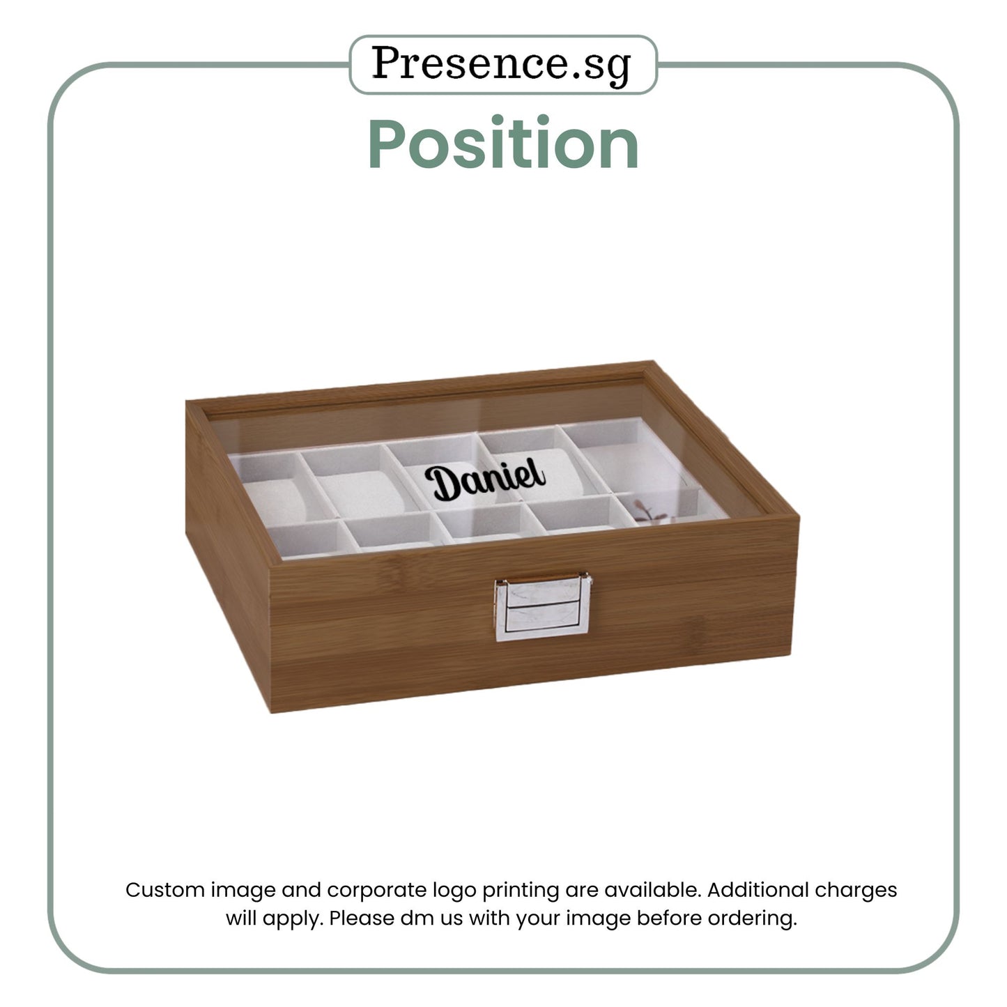 Personalised Wooden Watch Box