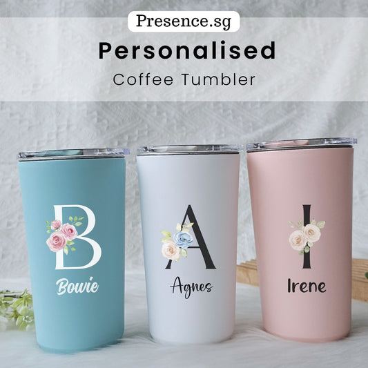 Personalized Coffee Tumbler with monogram