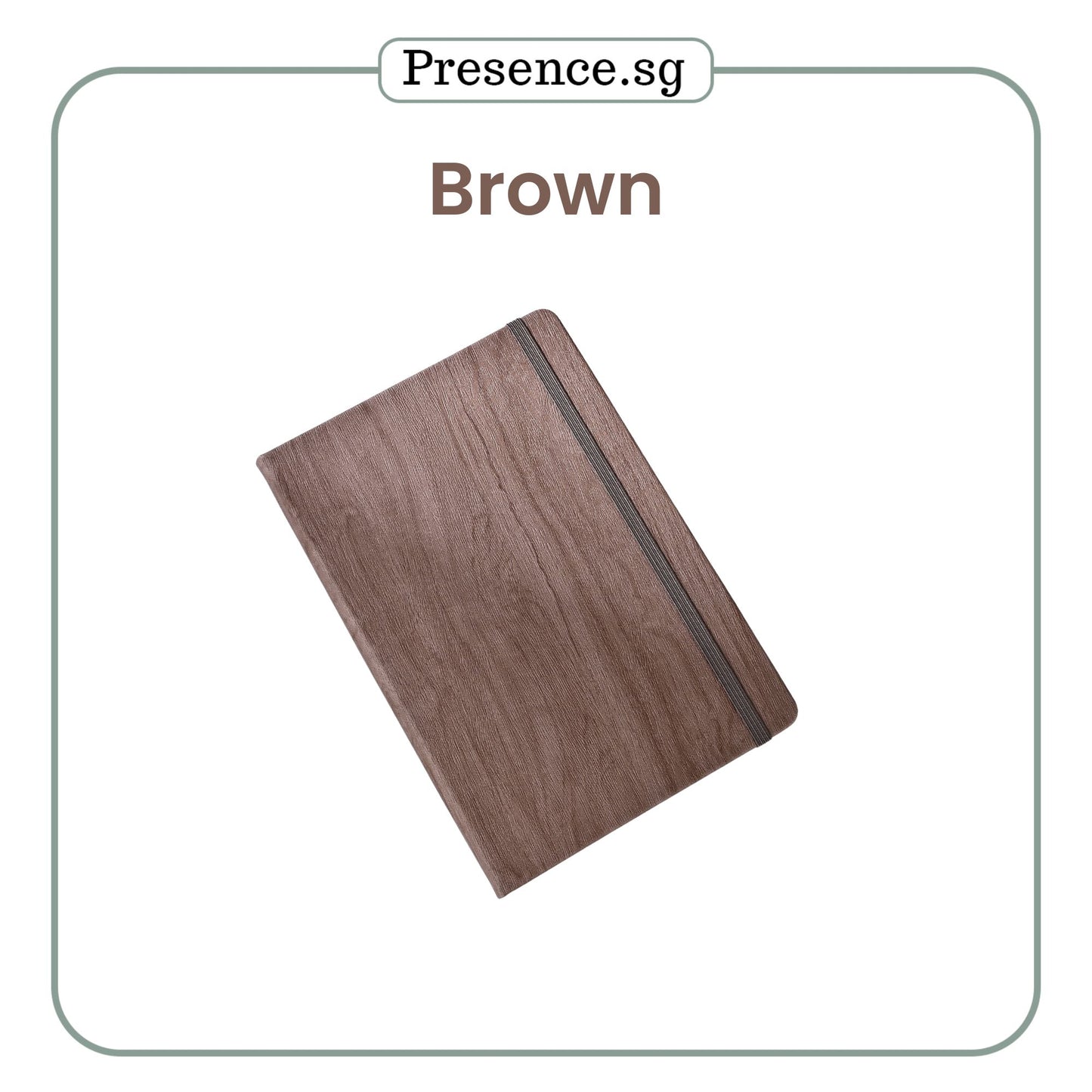Personalized Wooden Pattern A5 Notebook