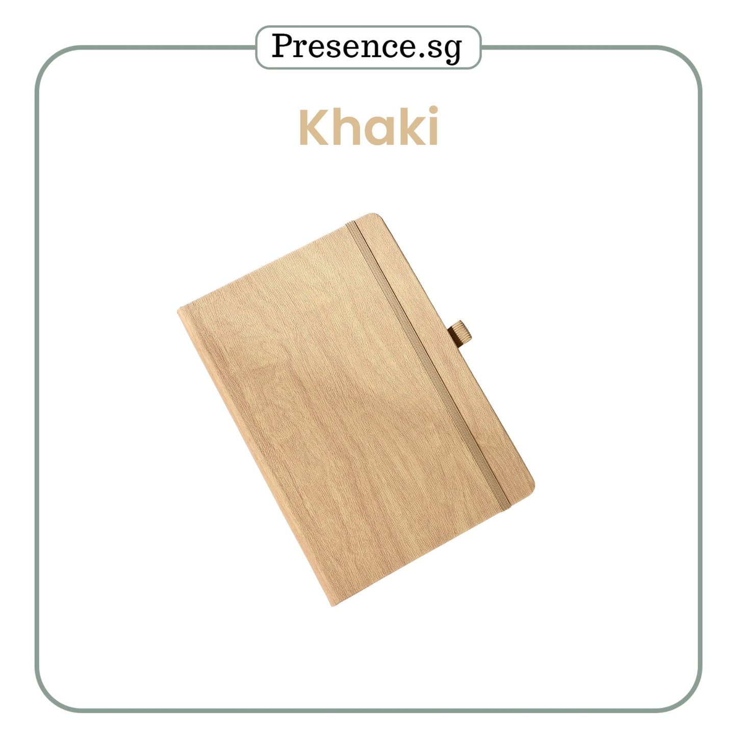 Personalized Wooden Pattern A5 Notebook