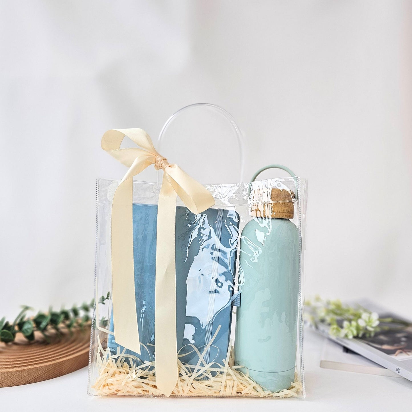 Personalised Notebook and Thermal Bottle Gift Set