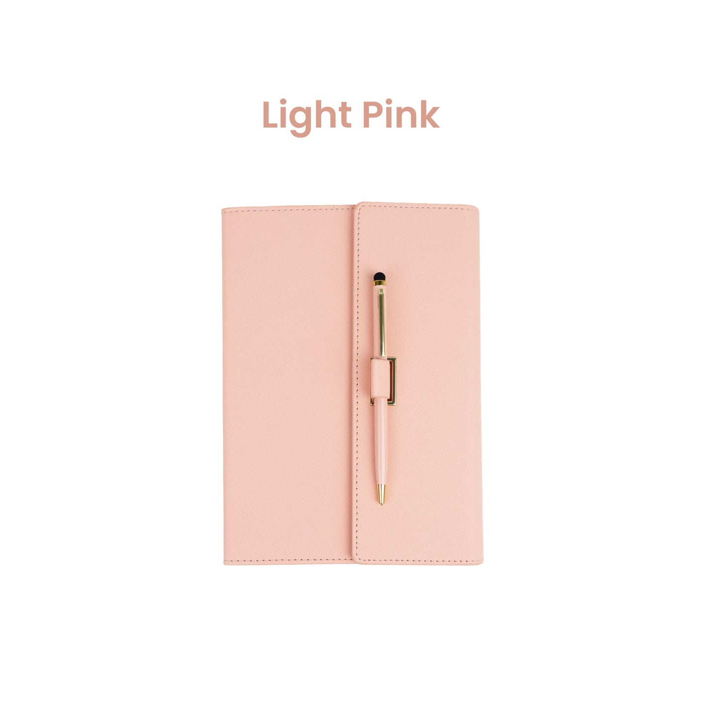 Personalized A5 Saffiano Leather Notebook