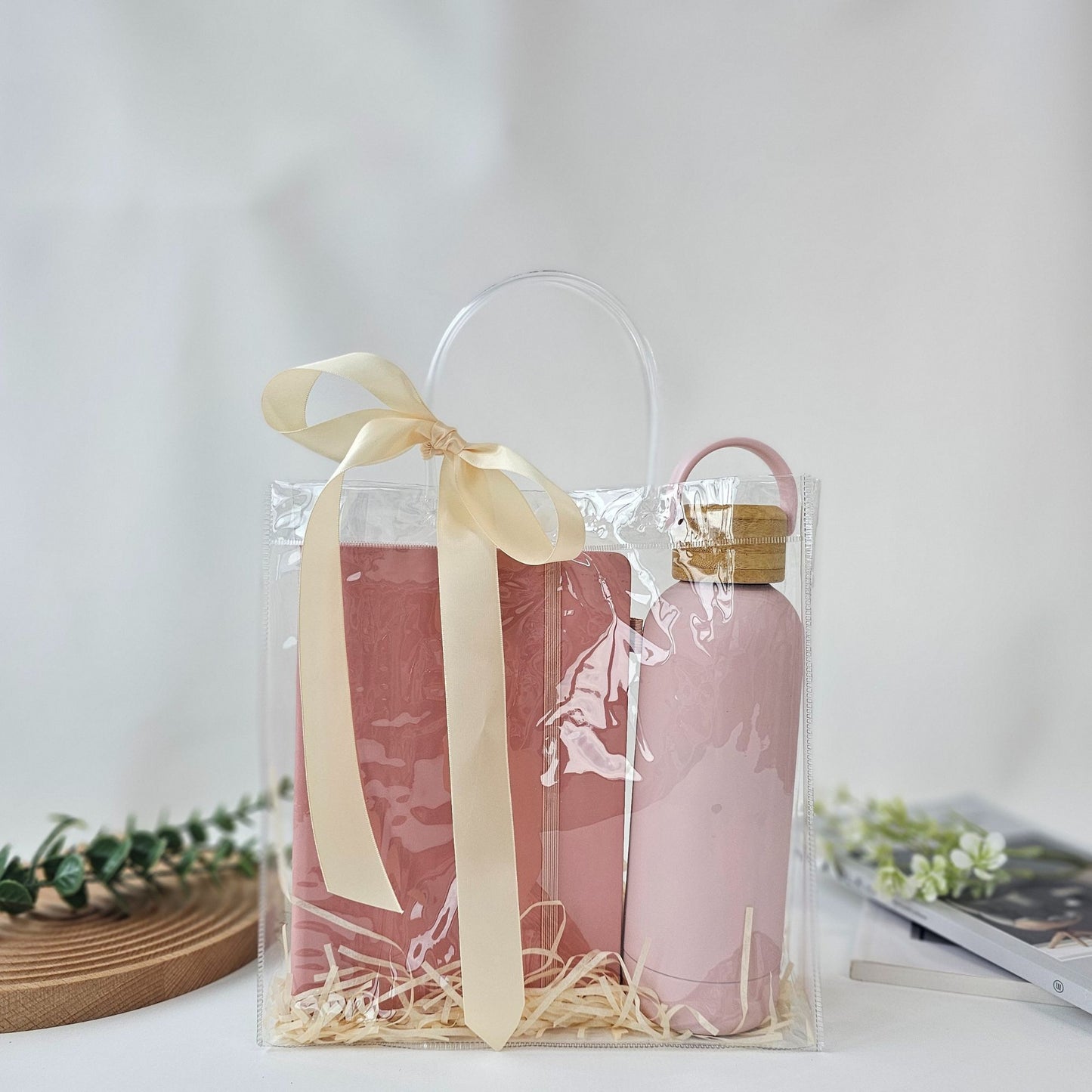 Personalised Notebook and Thermal Bottle Gift Set