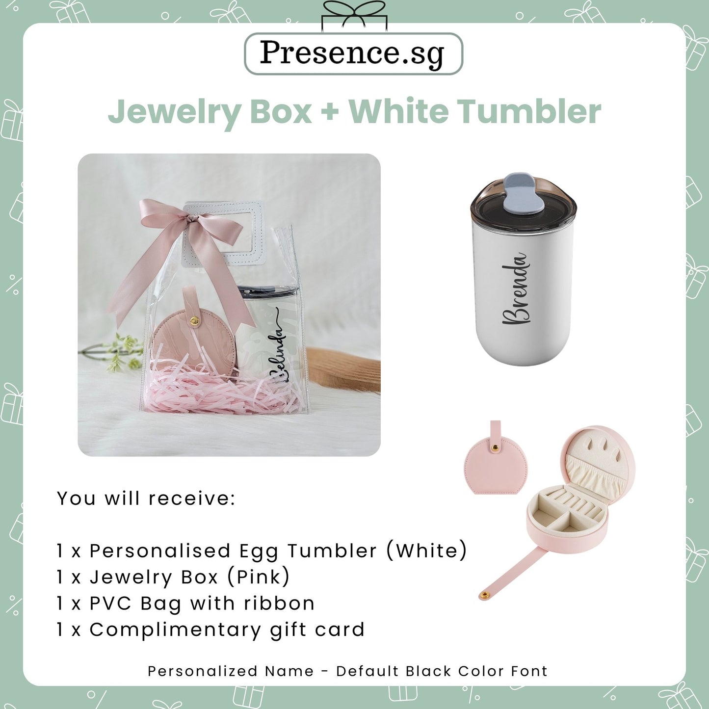 Timeless Elegance Gift Set - Egg Tumbler