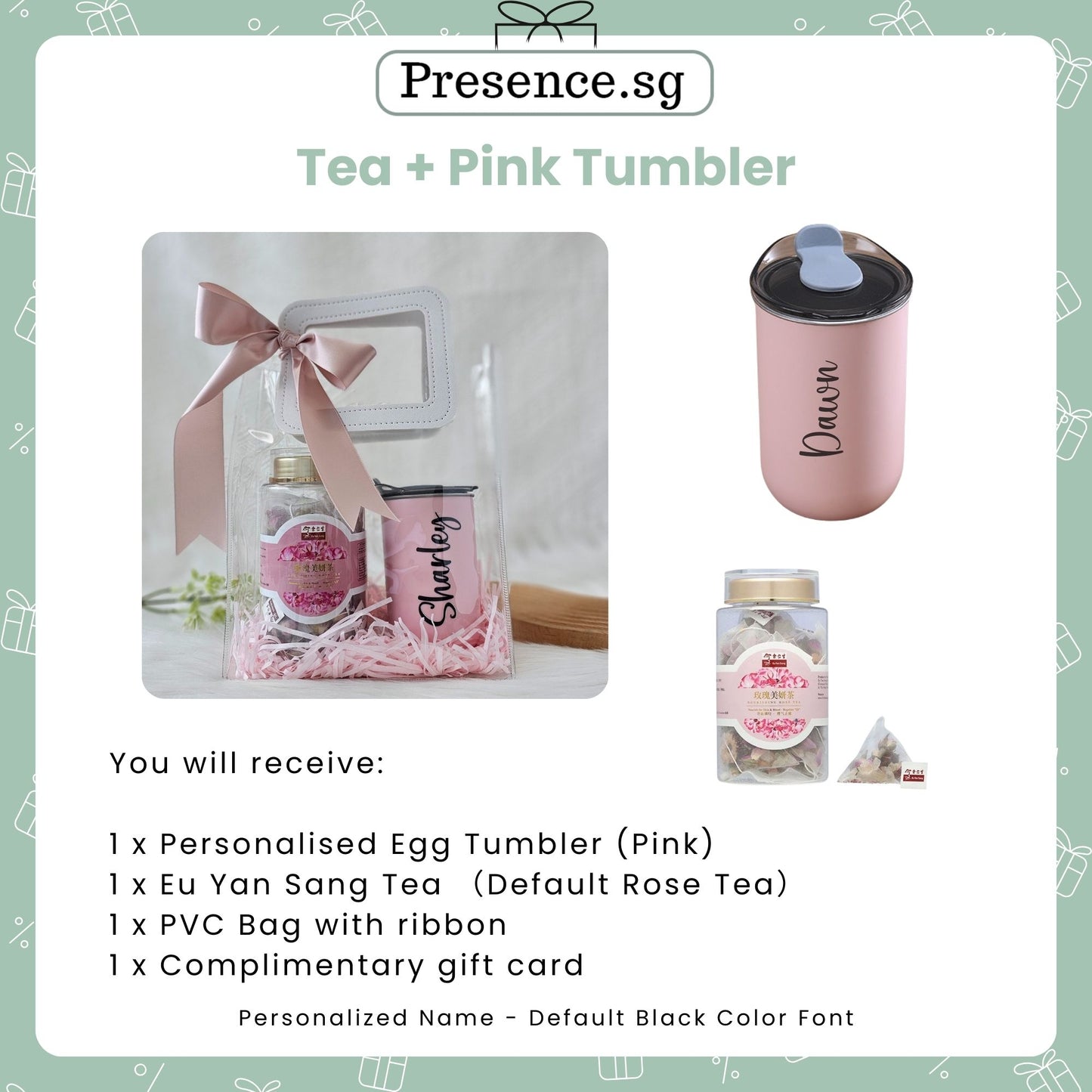 Morning Serenity Gift Set- Egg Tumbler