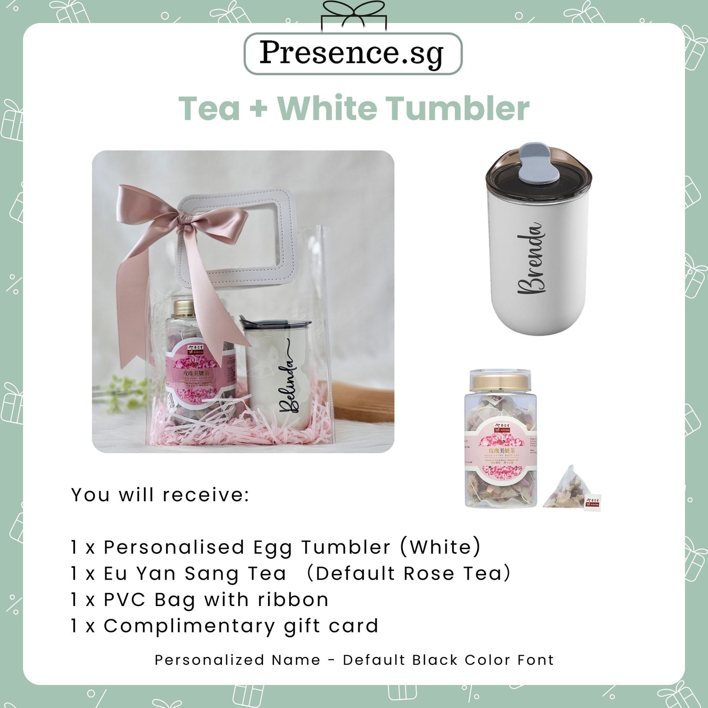 Morning Serenity Gift Set- Egg Tumbler