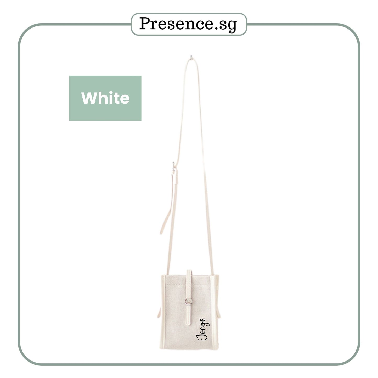 Personalized Retro Canvas Sling Bag