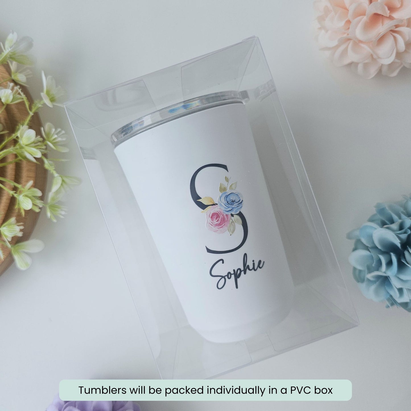 Personalized Coffee Tumbler with monogram