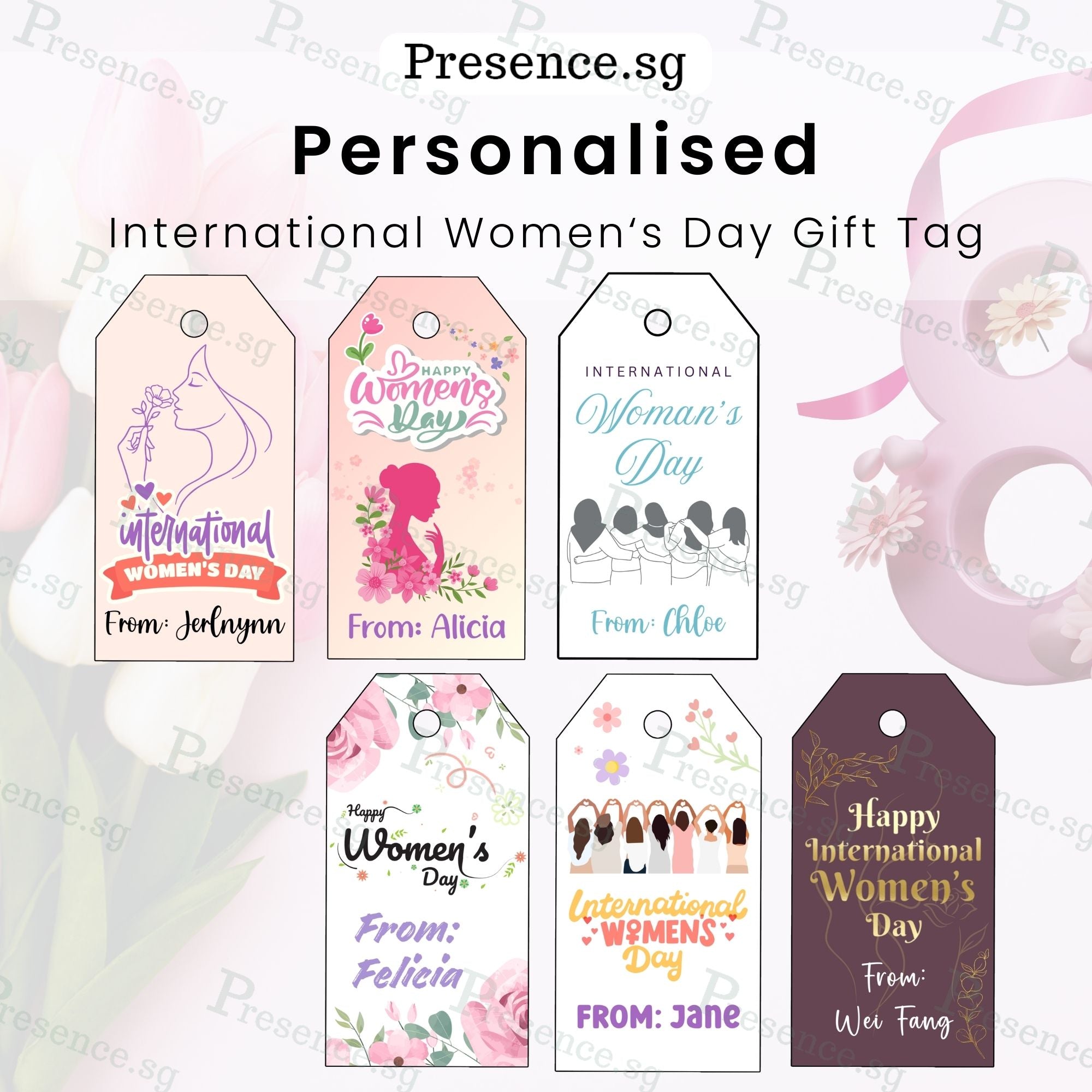 Gift Tags & Stickers – Presence