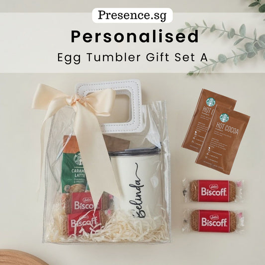 Personalised 300ml Egg Tumbler & Treats Gift Set (Set A)