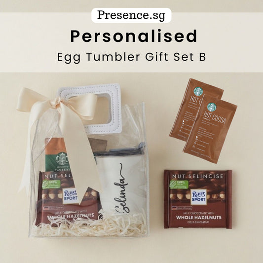 Personalised 300ml Egg Tumbler & Treats Gift Set (Set B)