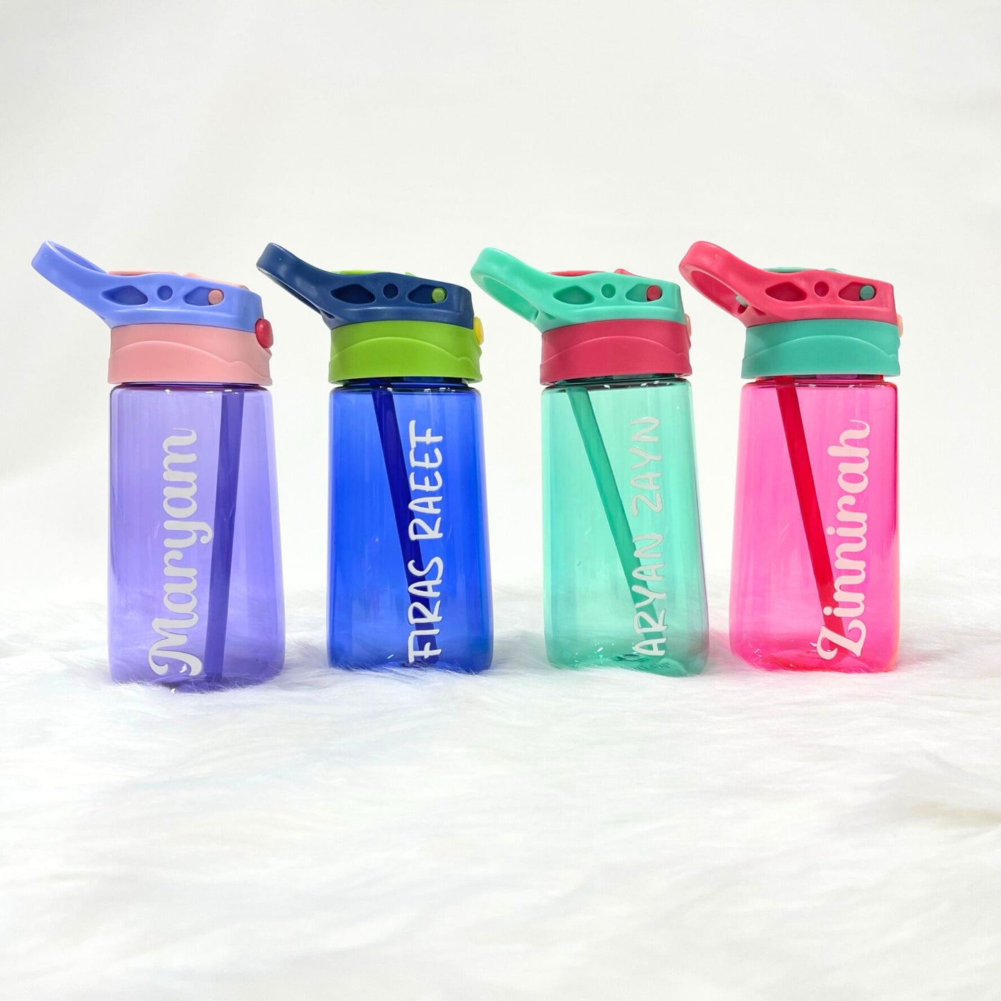 Personalized Kids Clear Water Bottle 500ml Bottle