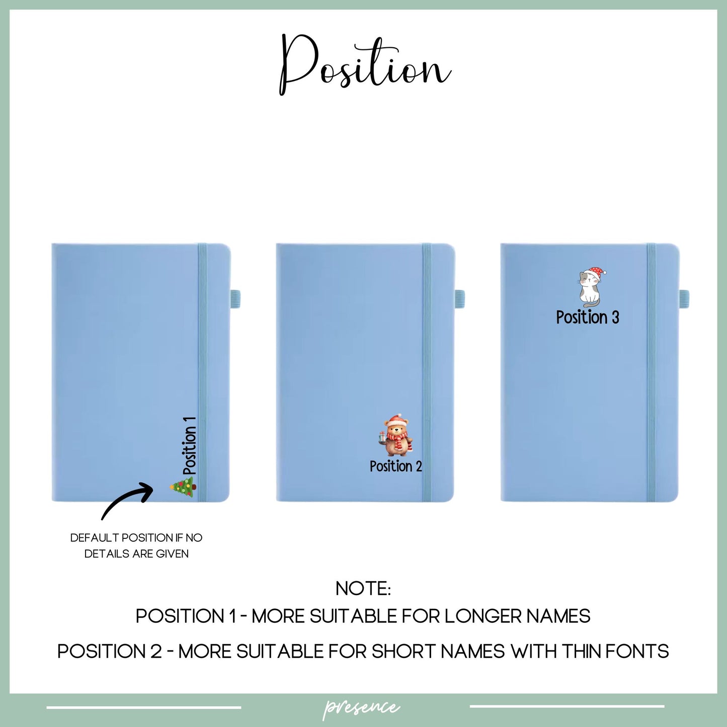 Personalised Christmas Notebook