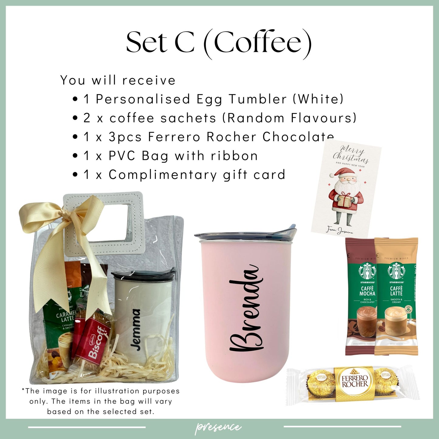 Personalised Tumbler Gift Set with Treats