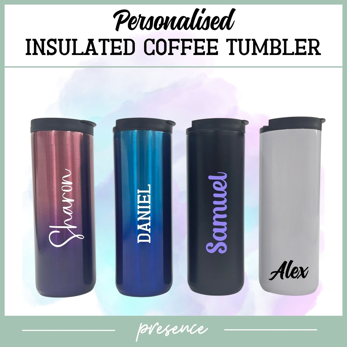 Personalised Insulated Coffee Tumbler