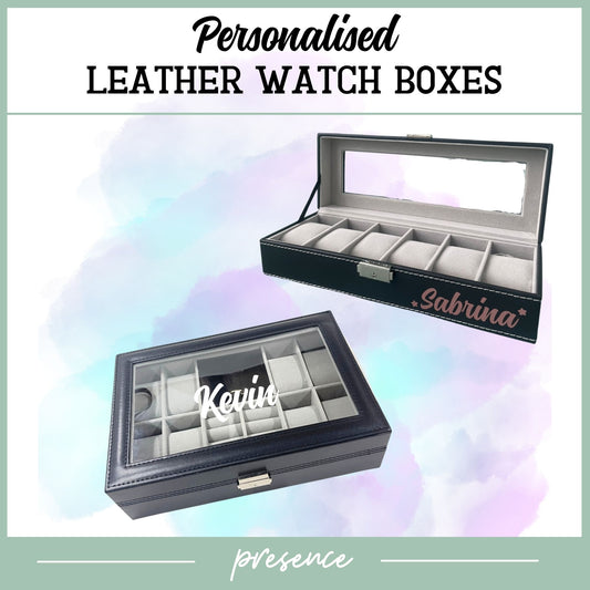 Personalised Watch Storage Box