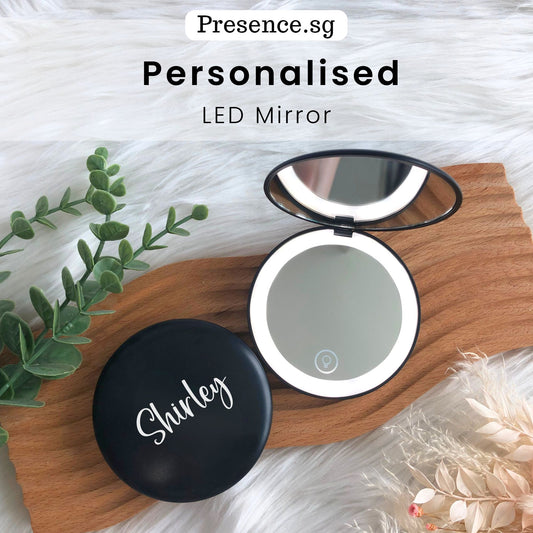 Personalised Compact Mirror with LED