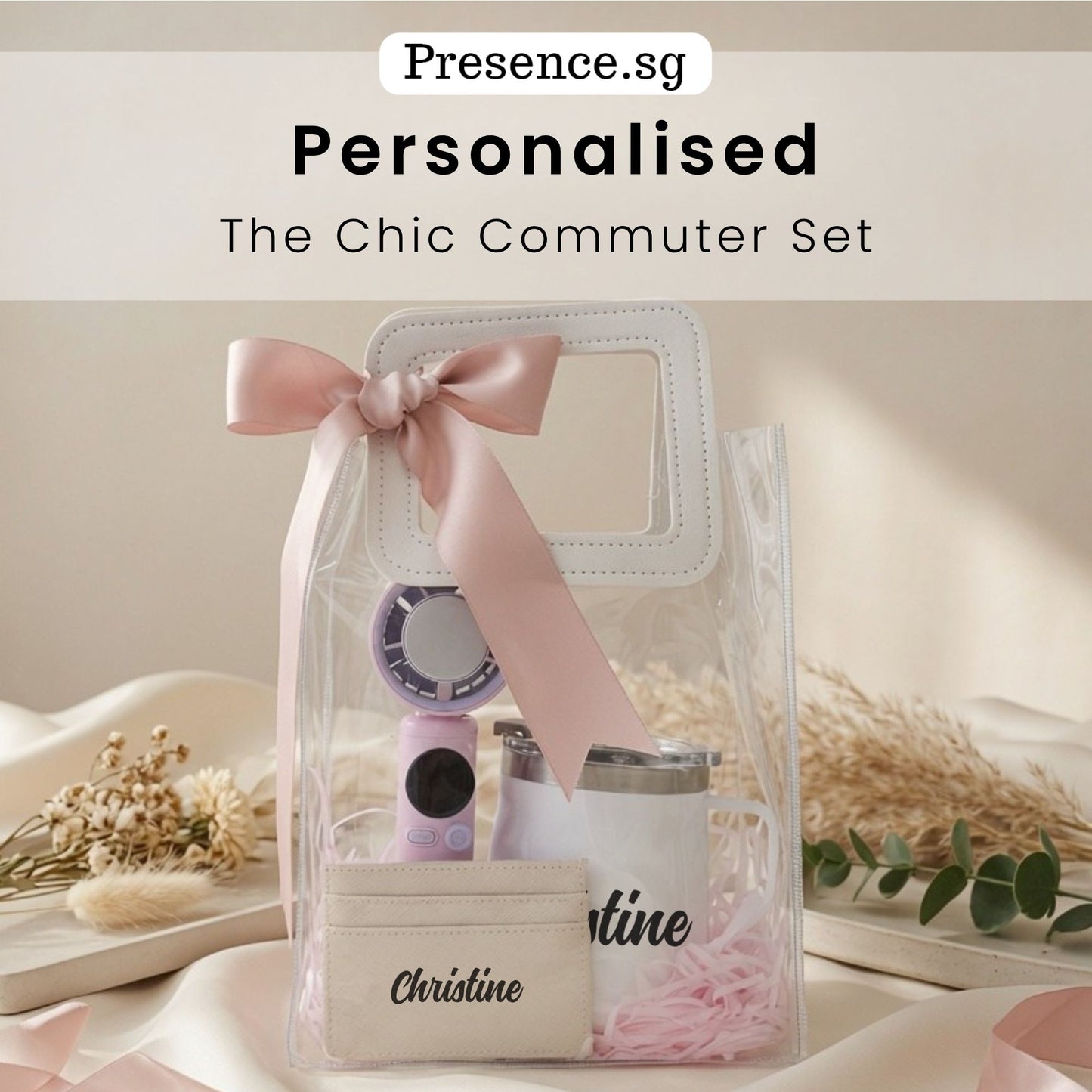 Personalized Commuter Chic Gift Set