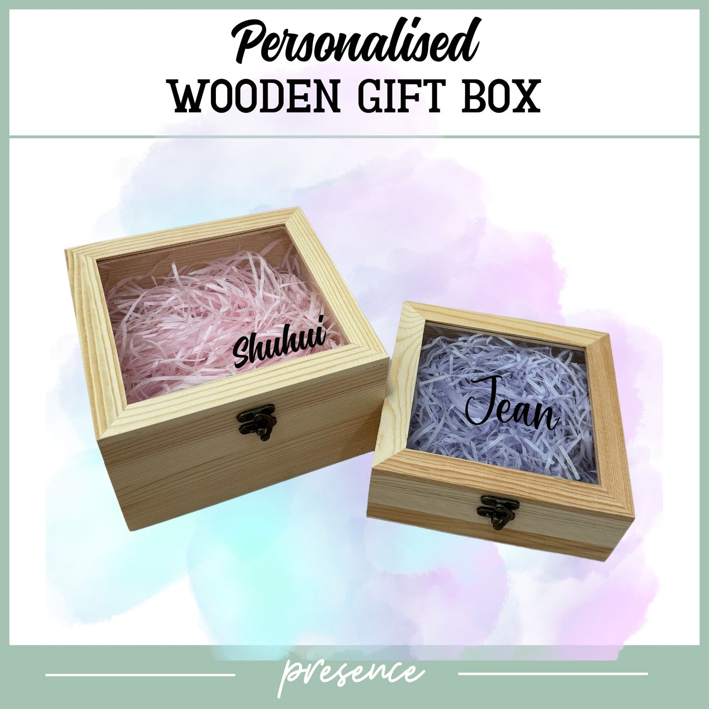 Personalised Wooden Gift Box