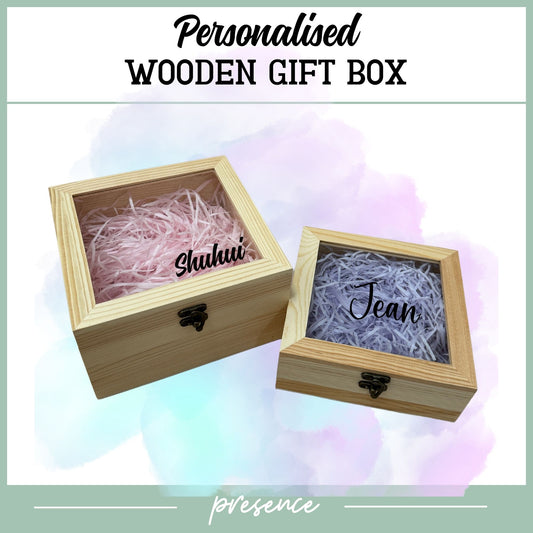 Personalised Wooden Gift Box