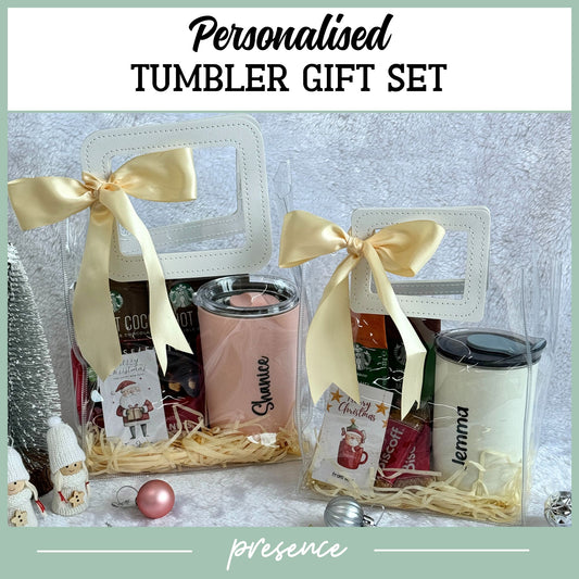 Personalised Tumbler Gift Set with Treats